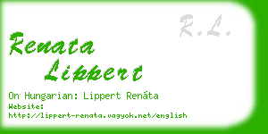 renata lippert business card
