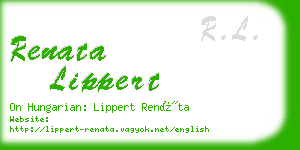 renata lippert business card